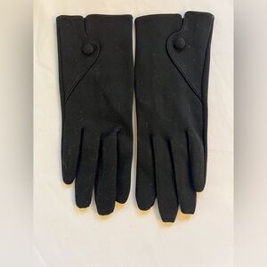 Wear Right  Black Cotton Dress Gloves New With Out Tags Vintage Ladies Size 6